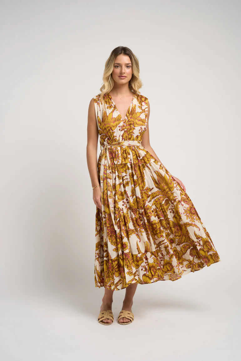 Emilia Dress - Mustard