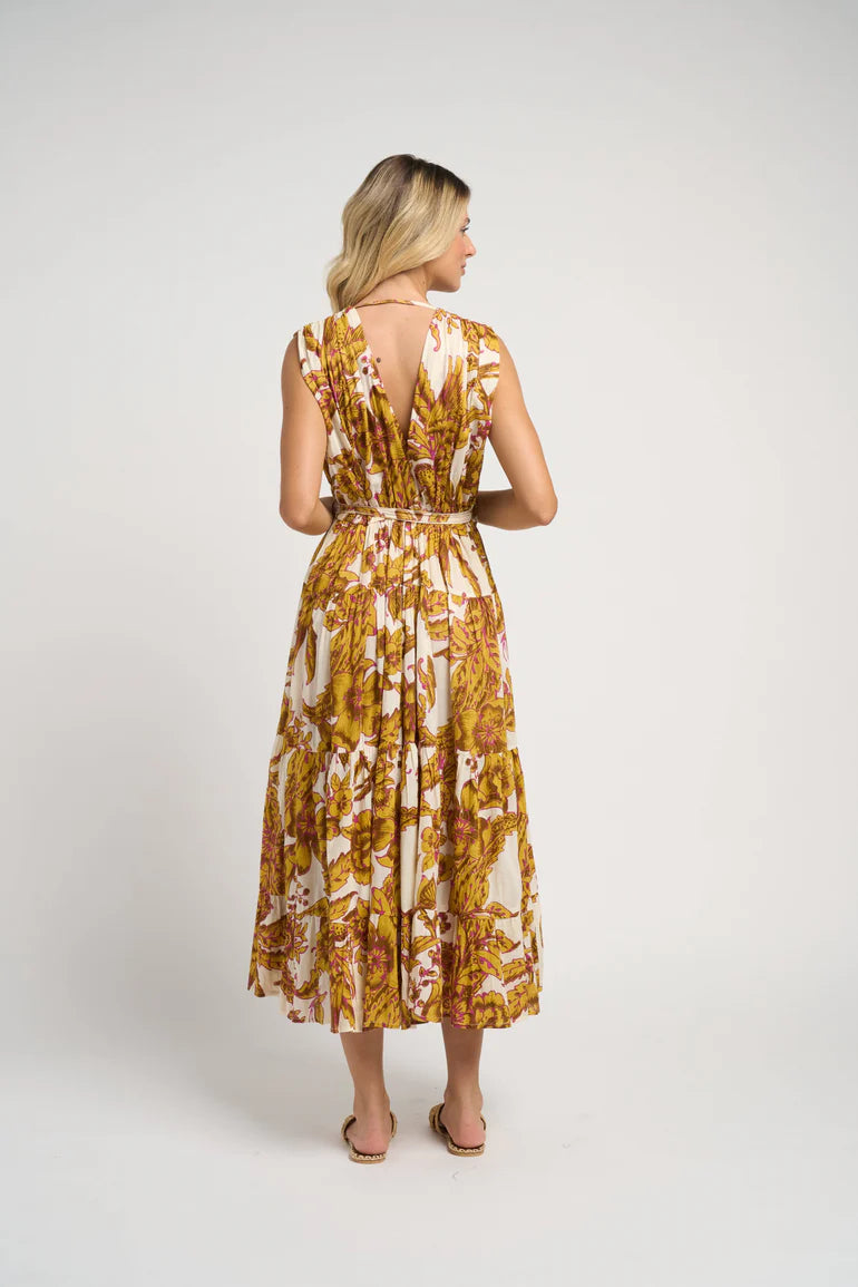 Emilia Dress - Mustard