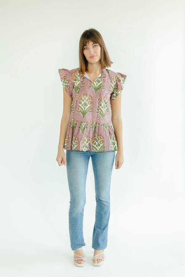 Victoria Dunn Spiced Ginger Luna Blouse