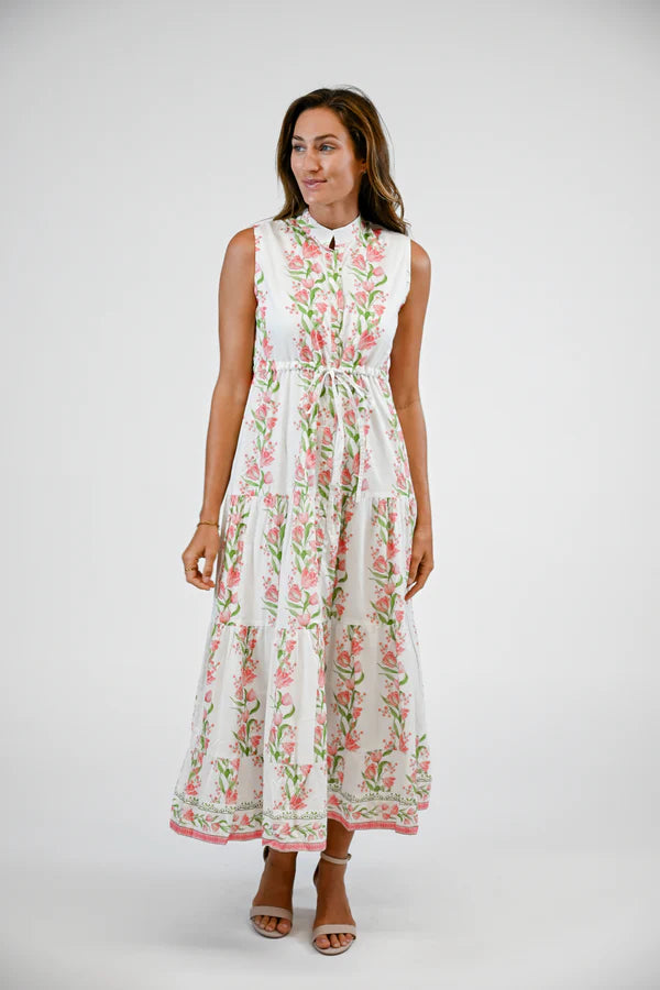 Magnolia Flutter Dress - Floral Garden