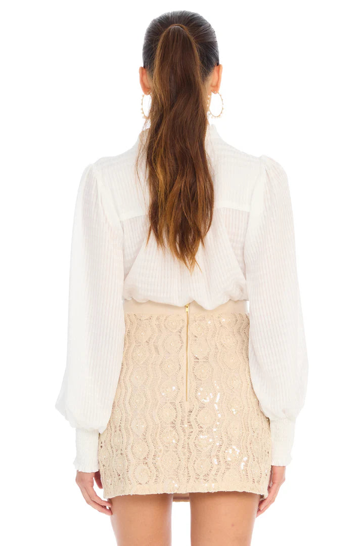 Dawn Beaded Mini Skirt