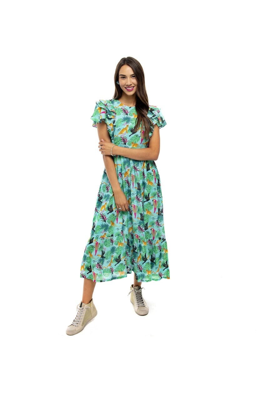 Britton Court Tropical Birds Midi