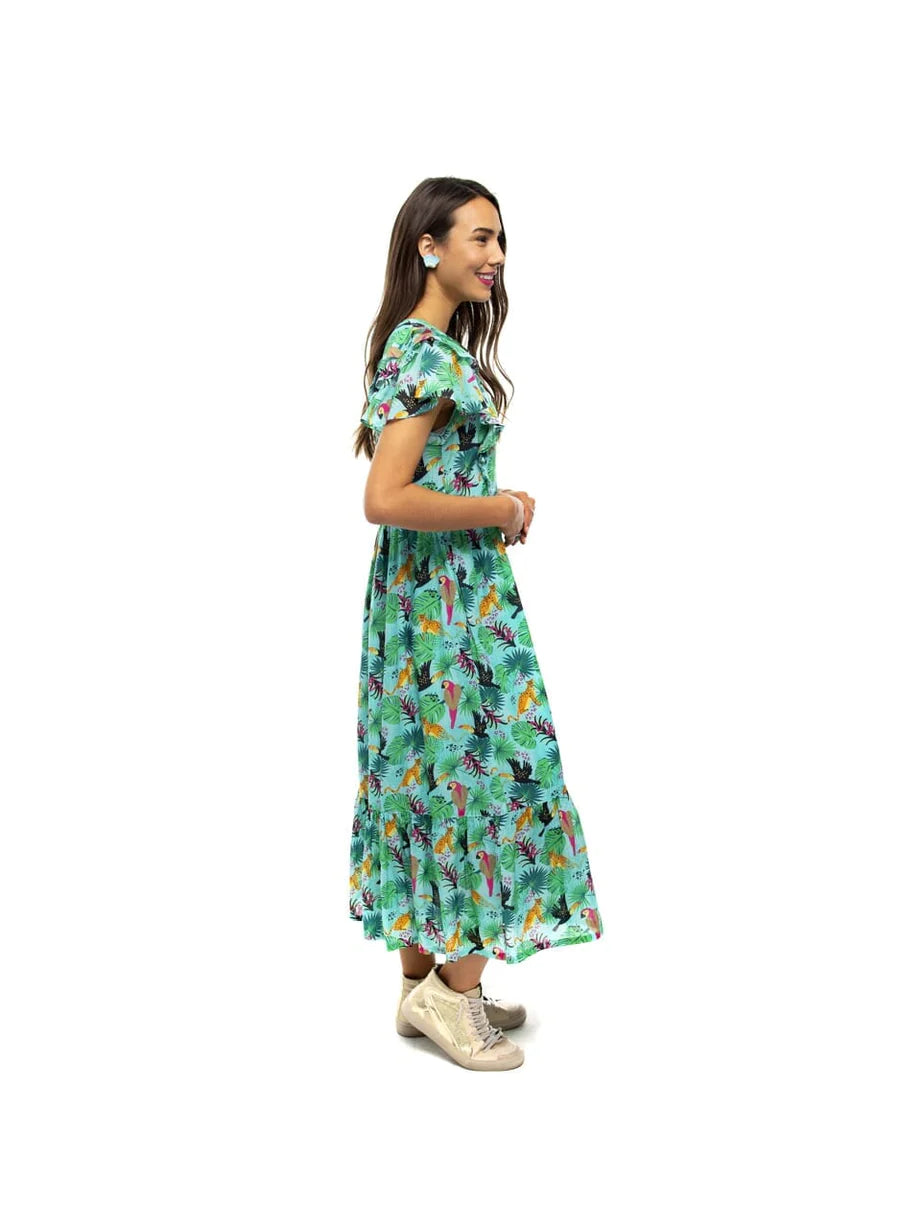 Britton Court Tropical Birds Midi