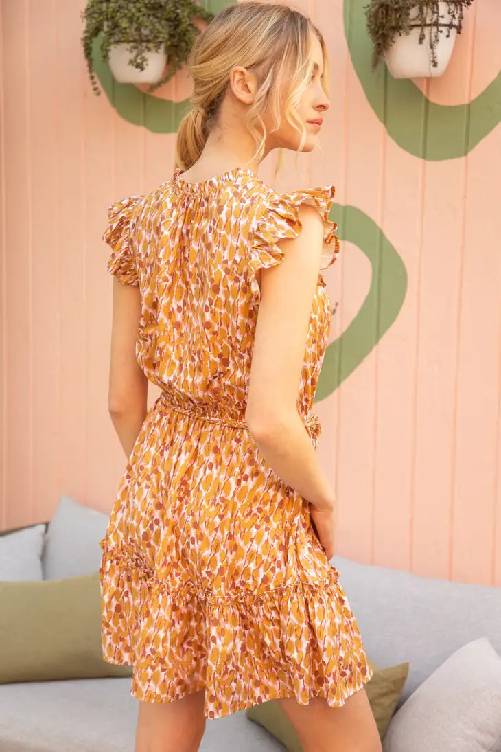 Braid Waist Mini Dress