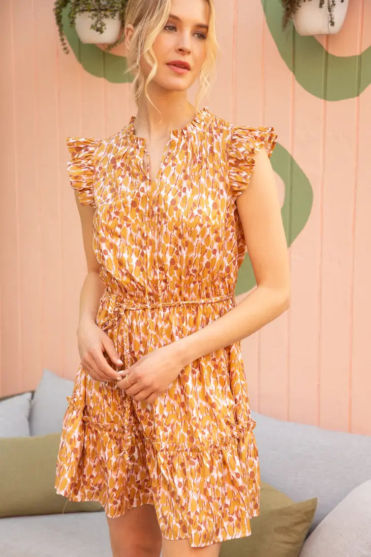 Braid Waist Mini Dress
