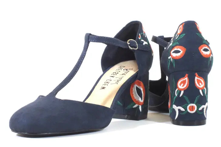 Frenchie Floral Heel