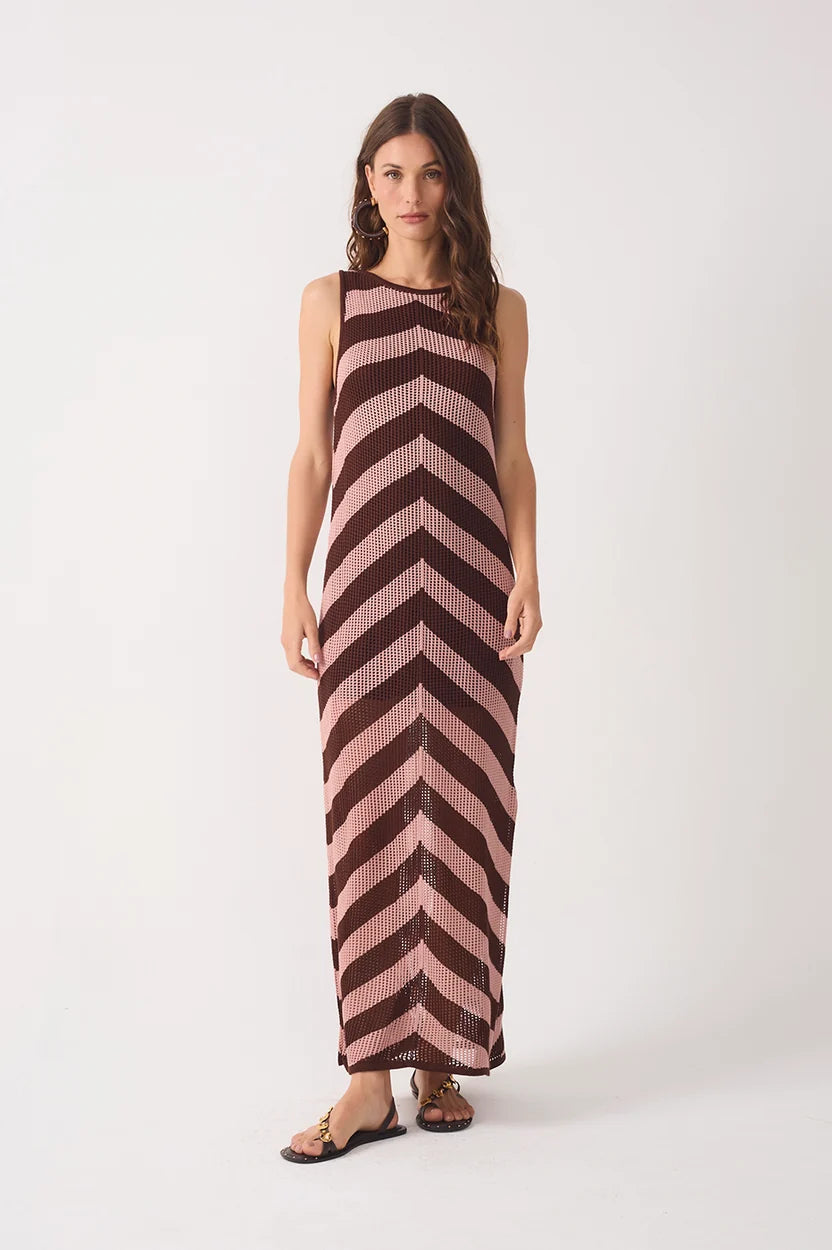 Tricot Stripe Maxi