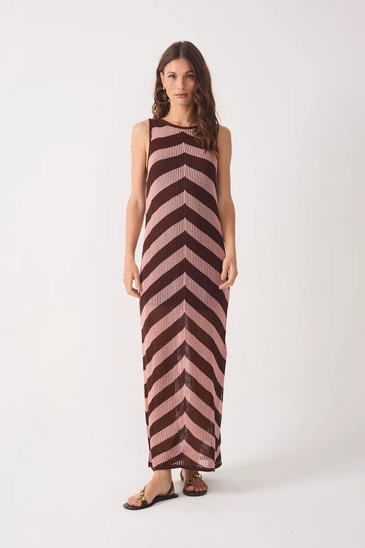 Tricot Stripe Maxi