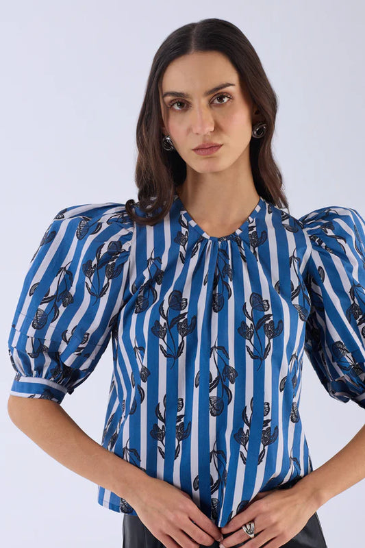 Lilly Top - Haven Blue
