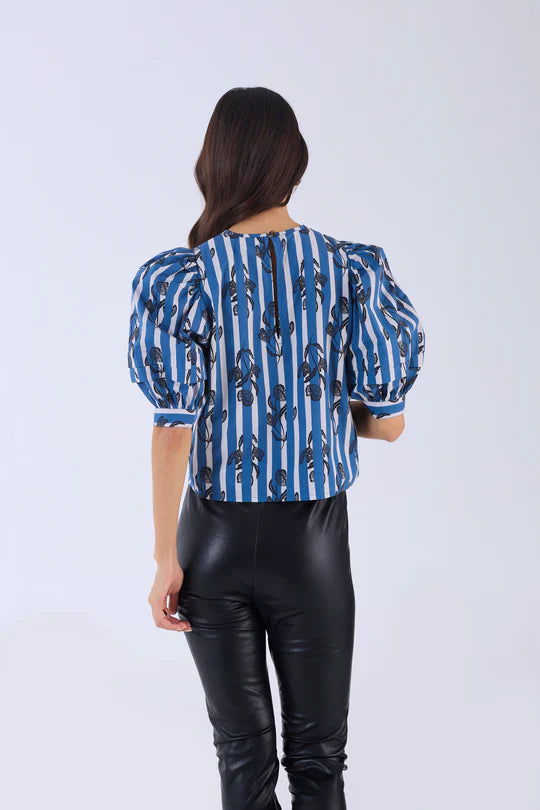 Lilly Top - Haven Blue