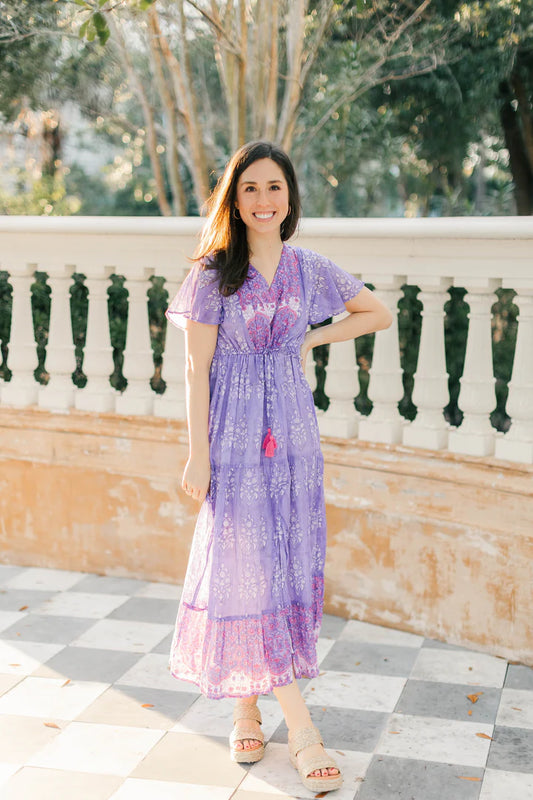 Clara the Label Lakelyn Dress in Berry Bliss