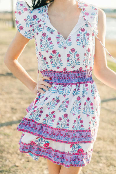Stella Dress - Tropical Surf
