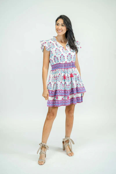 Stella Dress - Tropical Surf
