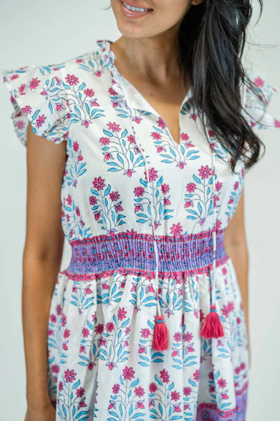 Stella Dress - Tropical Surf