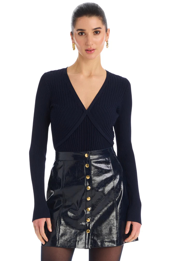 Haley Knit Top - Midnight