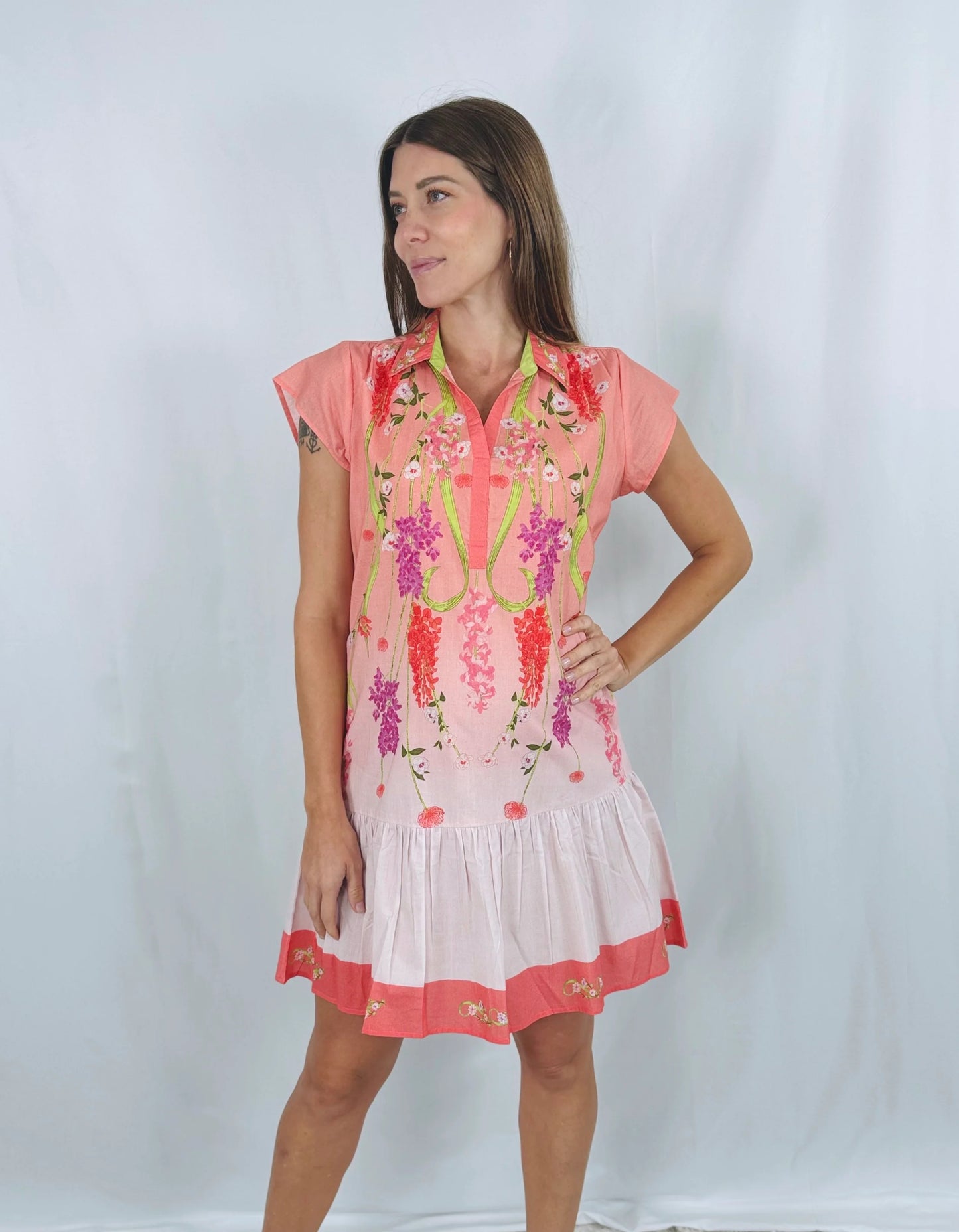 Havana Mini Dress - Pink Ombre