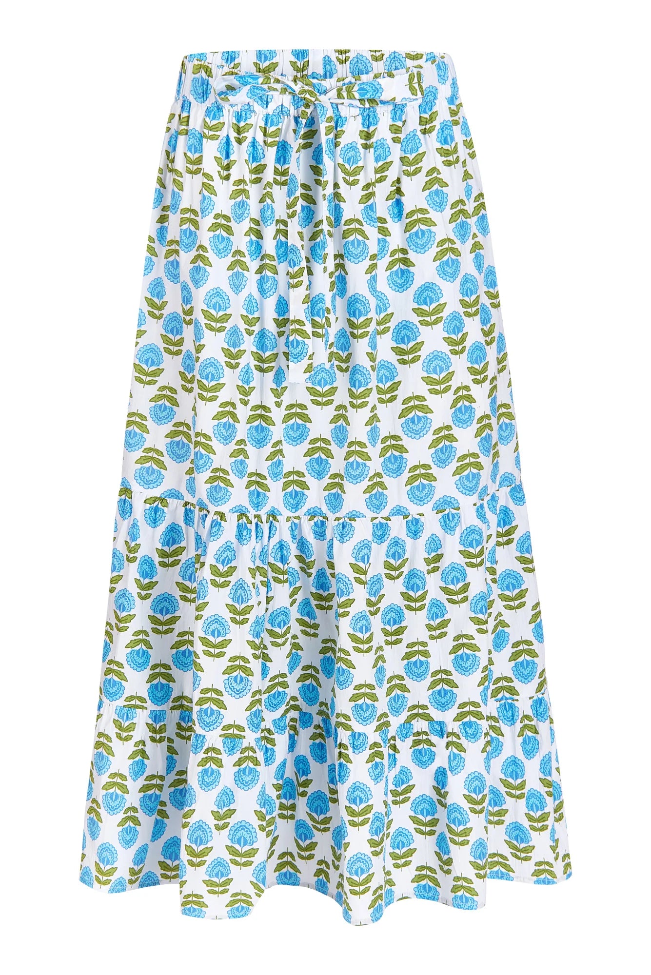 Market Skirt - Liv Blue Motif