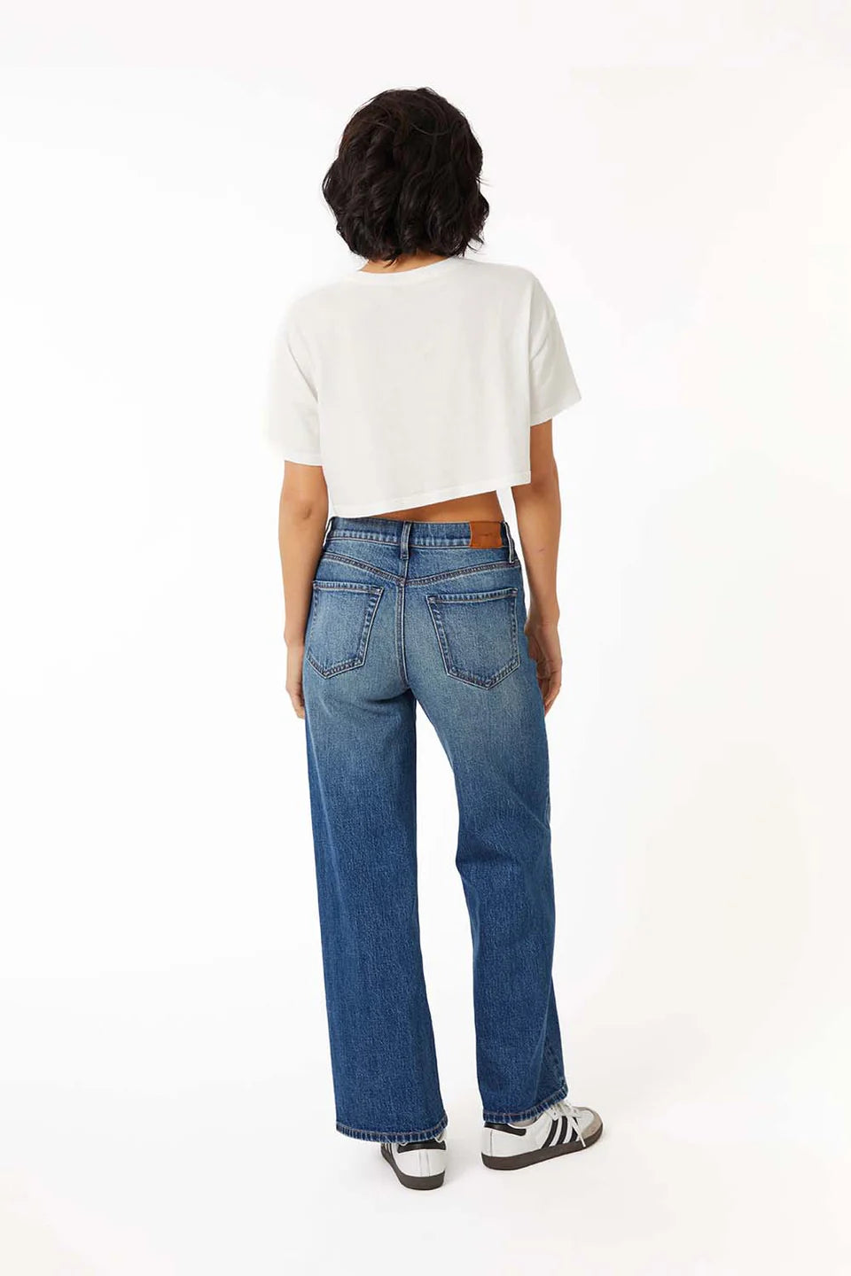 Soho Fitted Wide Leg Denim - Sixty Blue
