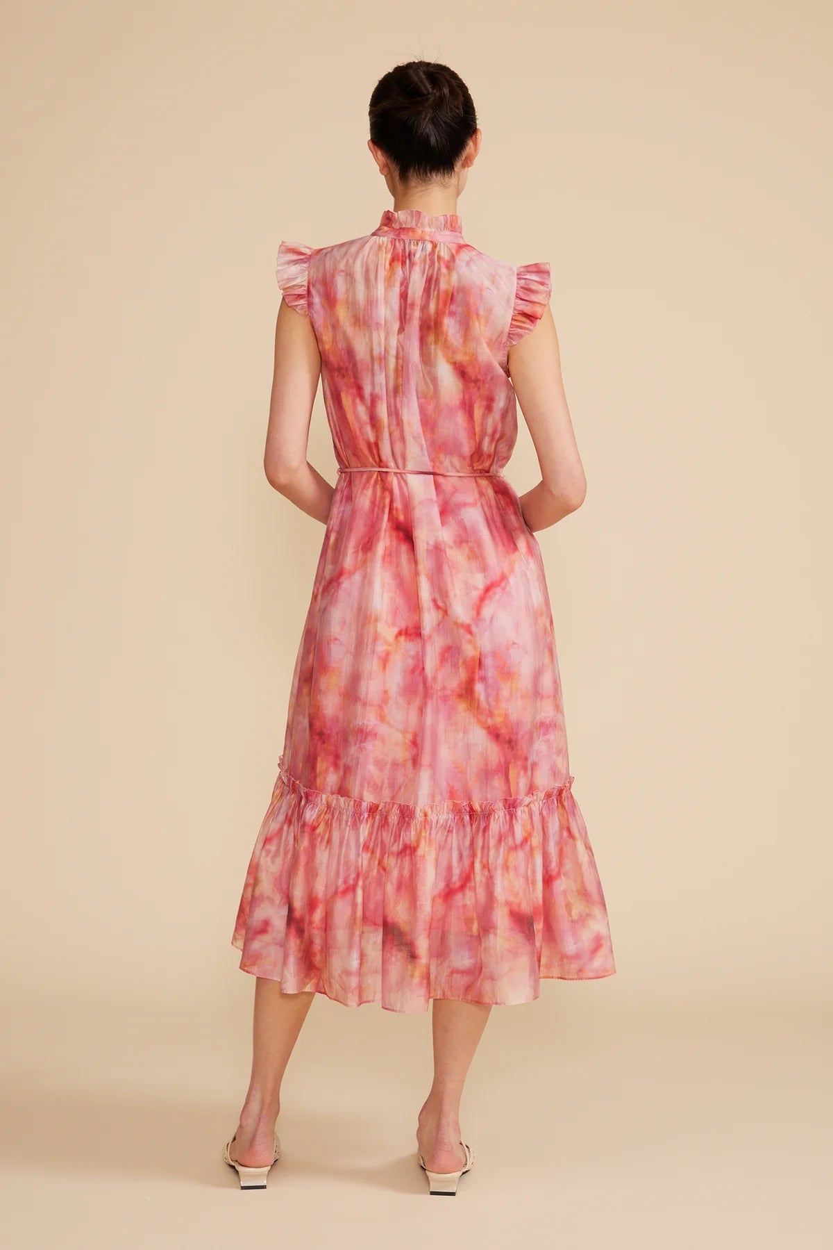 Anneliese Midi Dress - Pink