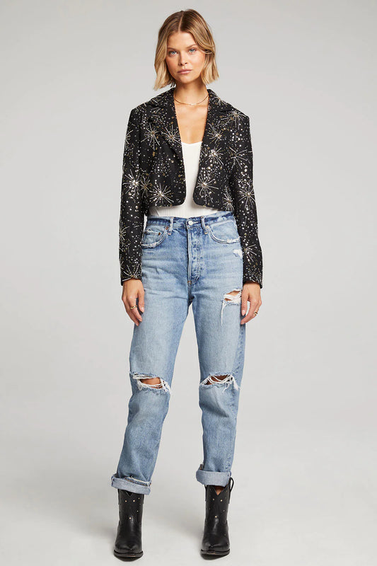 Sequin Crop Jacket