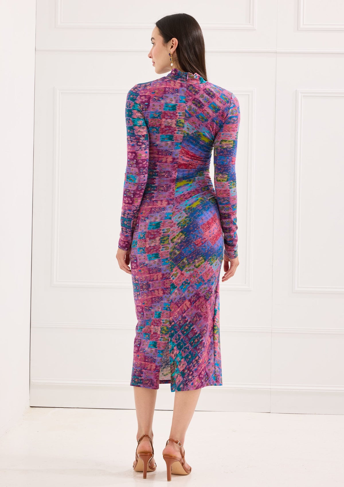 Alivia The Clara Dress in Sweet Dreams, back view