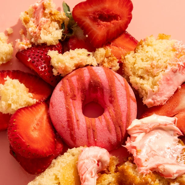 Strawberry Cupcake Bath Treats (3pc Bath Bomb Set)