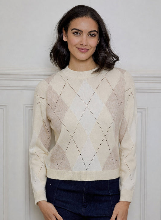 DH New York Rosemary Top in Canvas Combo, front view