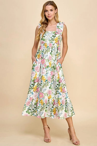 Floral Midi Jenni Dress