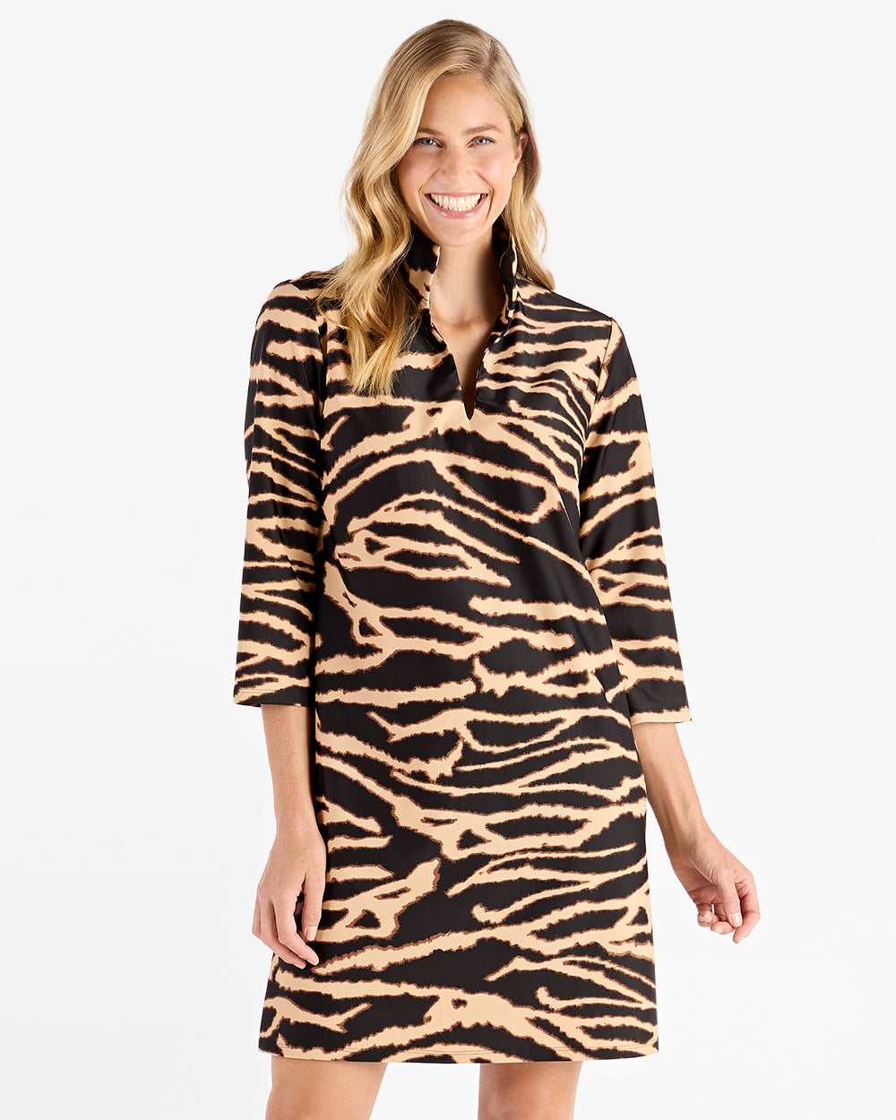 Jude Connally Britt dress in Modern Zebra Black, view 2