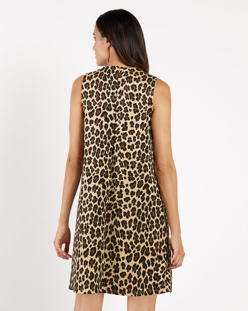 Jude Connally Holly dress in Large Leopard Brown, view 4