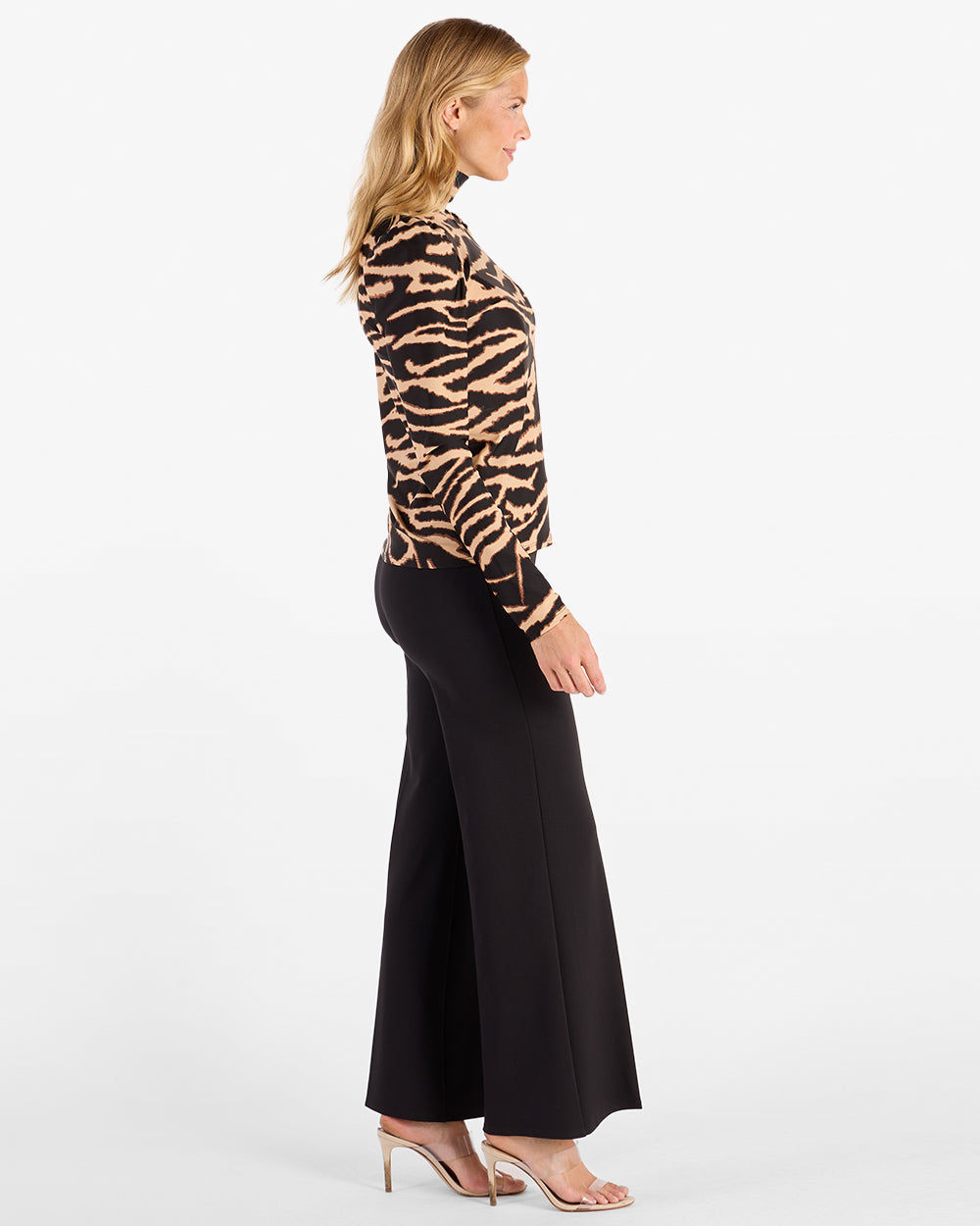 Jude Connally Rae top in Modern Zebra Black, view 3
