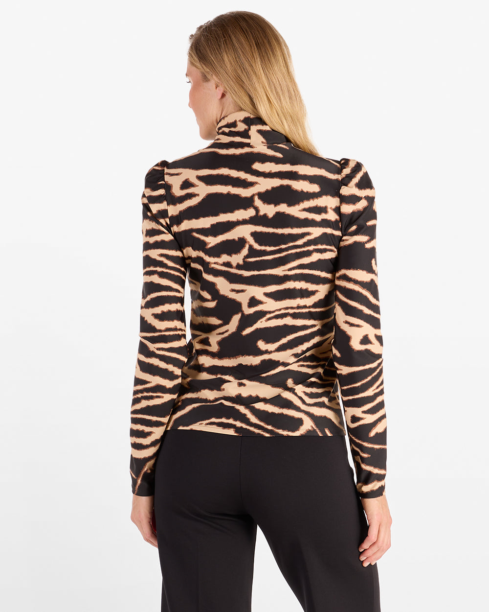 Jude Connally Rae top in Modern Zebra Black, view 4