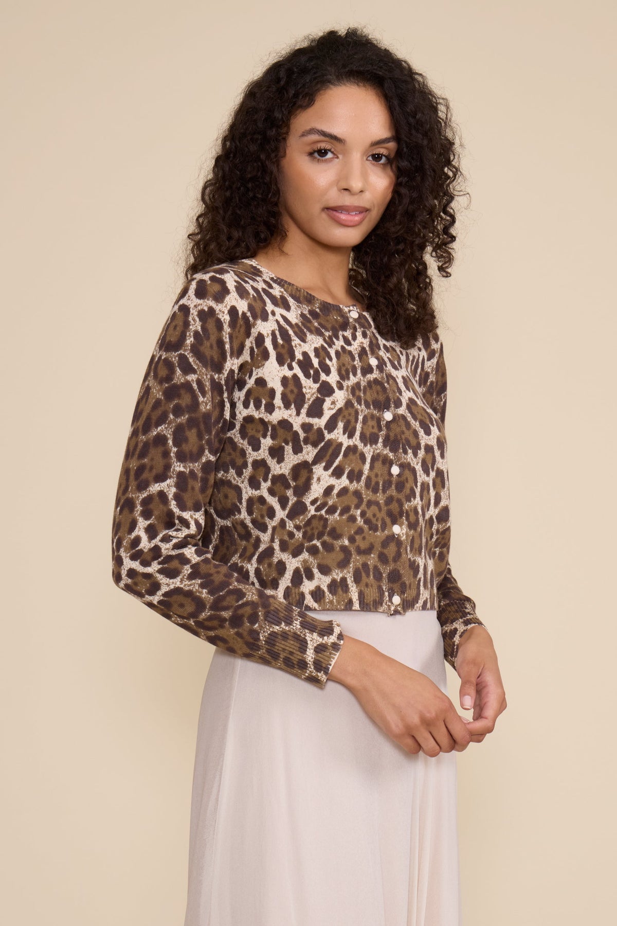 Lucy Paris SW5801 Leopard cardigan, official alternate view
