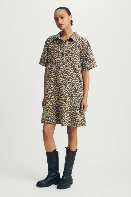 Camelia Dress - Cheetah Print