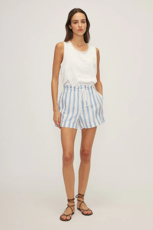 Henry Shorts (Blue & White Stripe)