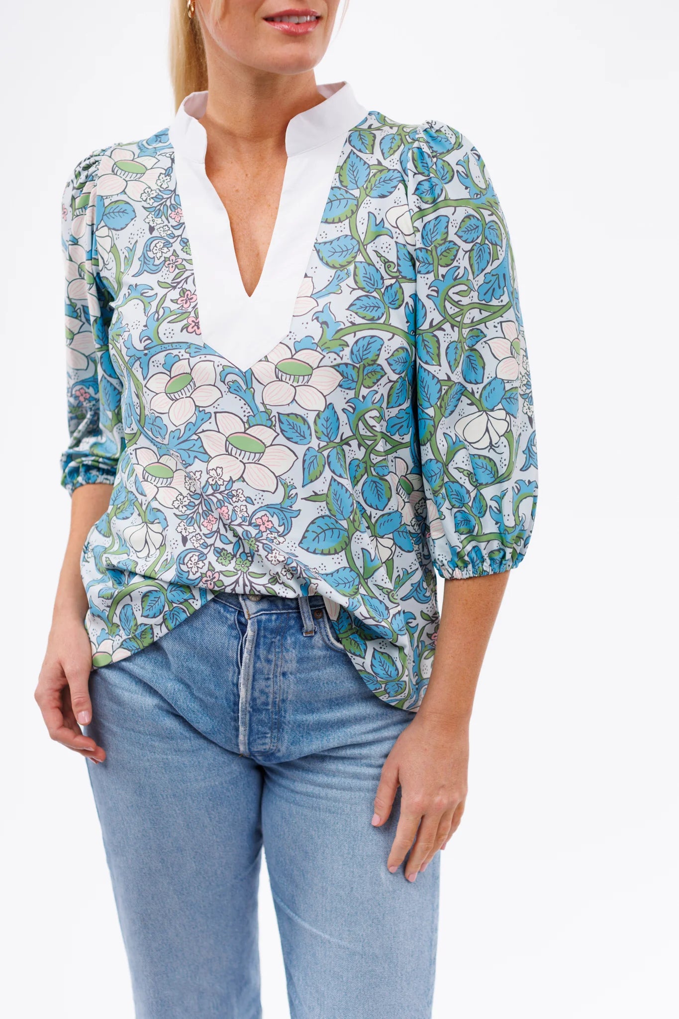 Smith & Quinn Eliza Top in French Lily