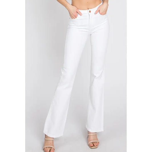 White Bootcut Florence Jean